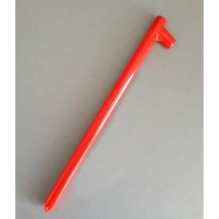 CUTSHAW INDUSTRIES 12" Forged Head Stake, Orange 62512HOR